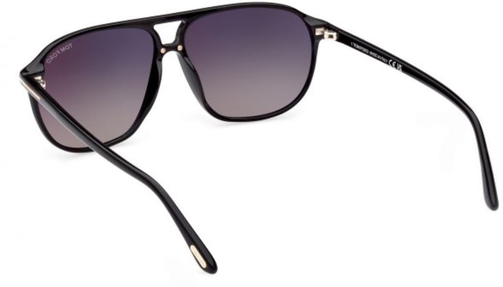 Lunettes de soleil Tom Ford FT1026 Bruce — Noir 01B