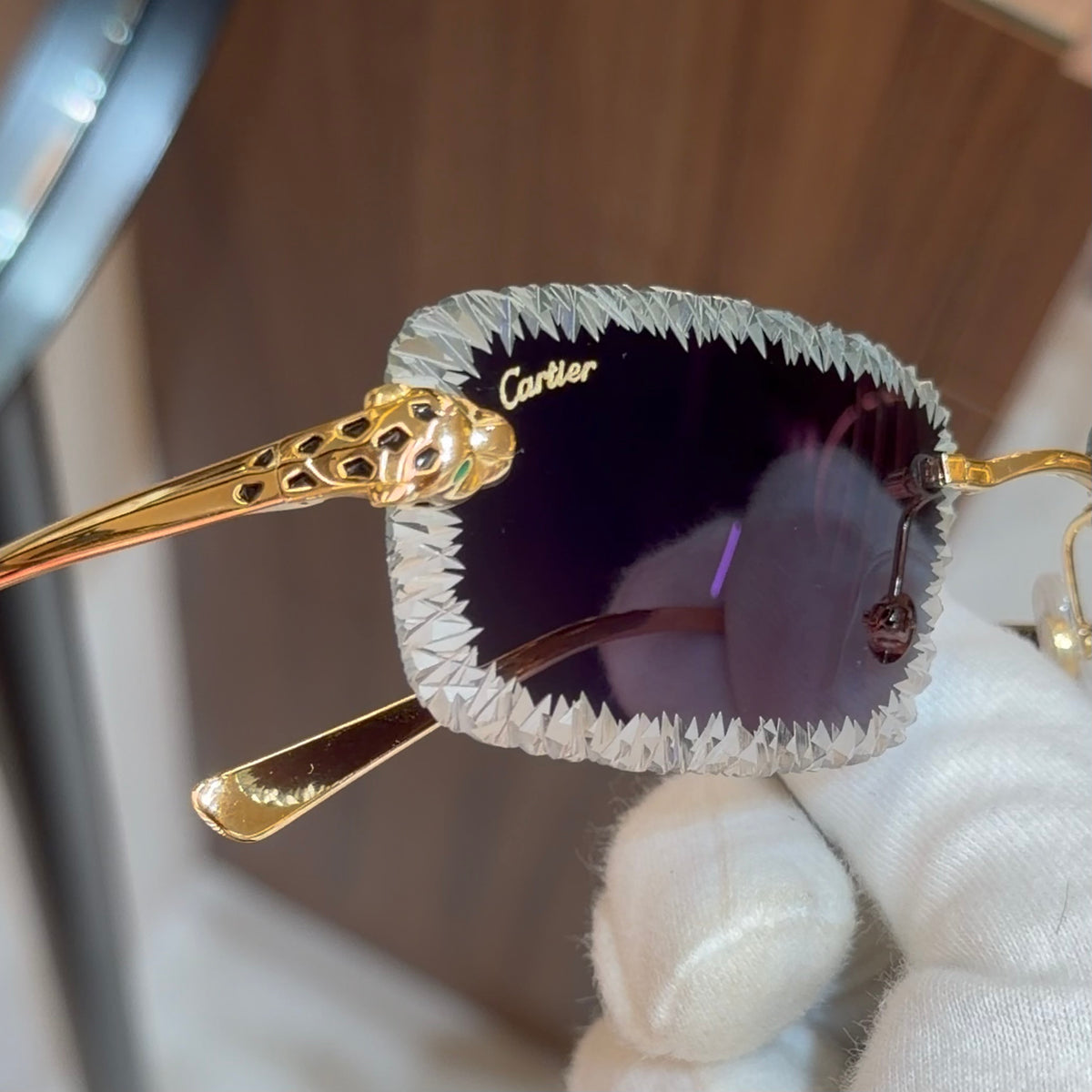 Cartier CT0494O Diamond cut Antarctique Verre photochromic