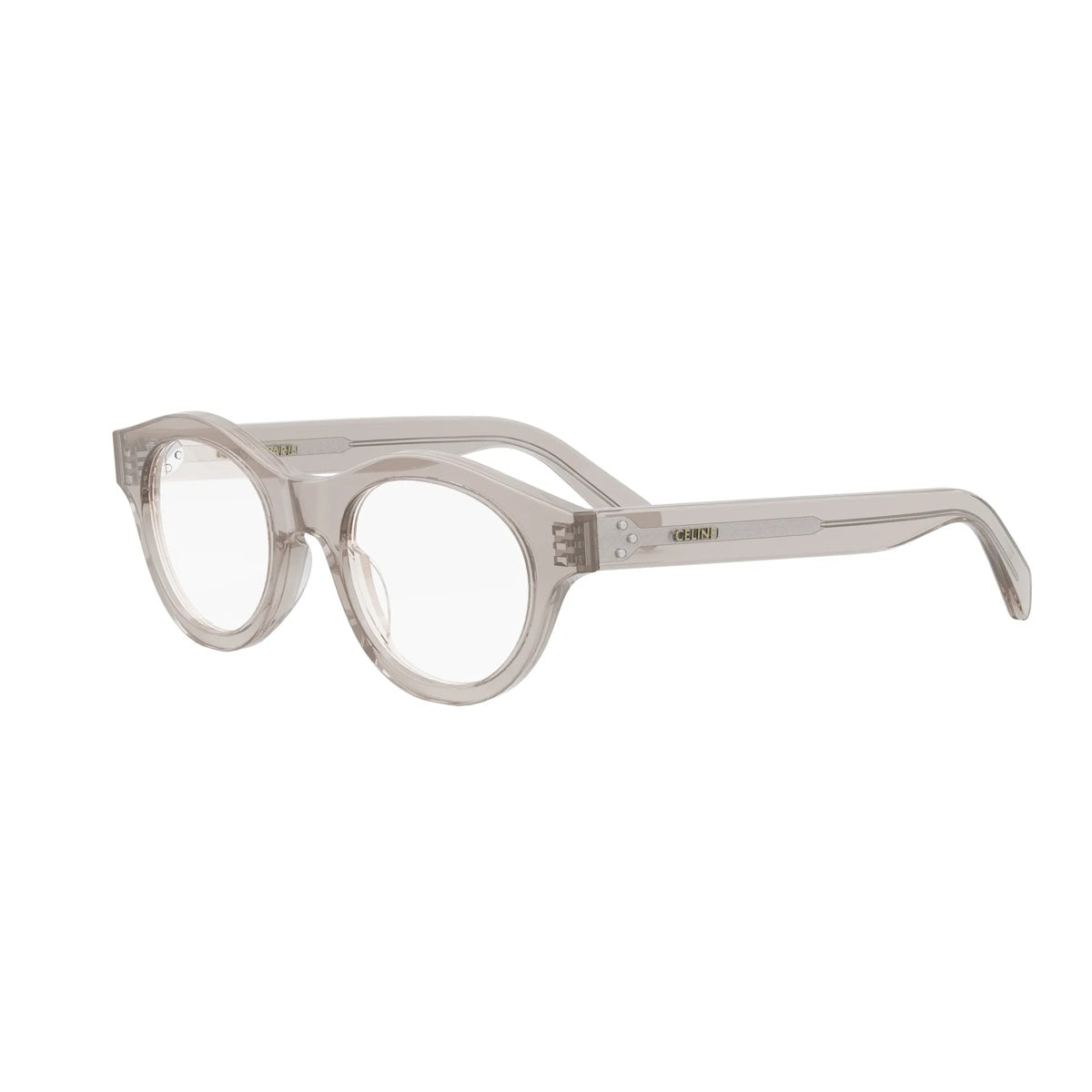 Lunettes de vue Celine 3 Dots CL50138I — Taupe brillant transparent / verre démo