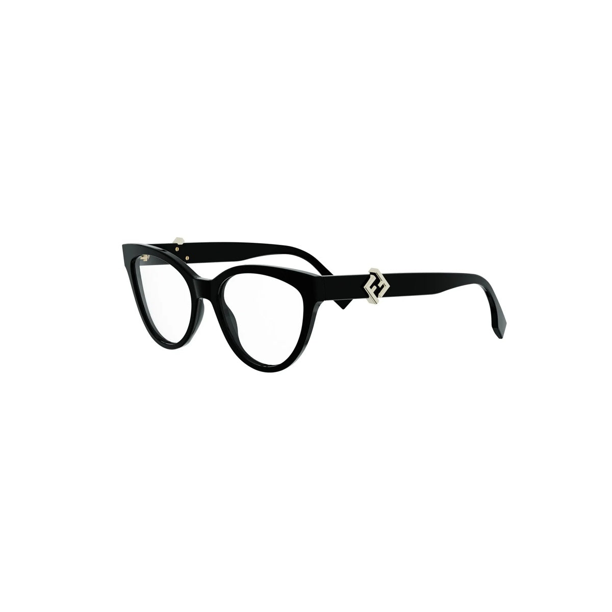 Lunettes de vue Fendi FF Diamonds FE50134I — Noir brillant / verre demo